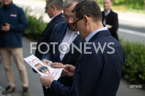  04.05.2025 WARSZAWA<br />
KONFERENCJA PRASOWA MATEUSZA MORAWIECKIEGO<br />
N/Z MATEUSZ MORAWIECKI<br />
FOT. MARCIN BANASZKIEWICZ/FOTONEWS  