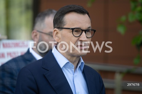  04.05.2025 WARSZAWA<br />
KONFERENCJA PRASOWA MATEUSZA MORAWIECKIEGO<br />
N/Z MATEUSZ MORAWIECKI<br />
FOT. MARCIN BANASZKIEWICZ/FOTONEWS  