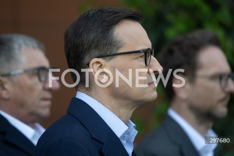  04.05.2025 WARSZAWA<br />
KONFERENCJA PRASOWA MATEUSZA MORAWIECKIEGO<br />
N/Z MATEUSZ MORAWIECKI<br />
FOT. MARCIN BANASZKIEWICZ/FOTONEWS  