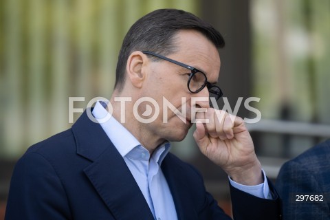  04.05.2025 WARSZAWA<br />
KONFERENCJA PRASOWA MATEUSZA MORAWIECKIEGO<br />
N/Z MATEUSZ MORAWIECKI<br />
FOT. MARCIN BANASZKIEWICZ/FOTONEWS  