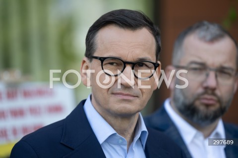  04.05.2025 WARSZAWA<br />
KONFERENCJA PRASOWA MATEUSZA MORAWIECKIEGO<br />
N/Z MATEUSZ MORAWIECKI<br />
FOT. MARCIN BANASZKIEWICZ/FOTONEWS  