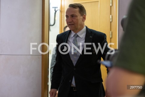  06.05.2025 WARSZAWA<br />
KONFERENCJA PRASOWA RADOSLAWA SIKORSKIEGO<br />
N/Z RADOSLAW SIKORSKI<br />
FOT. MARCIN BANASZKIEWICZ/FOTONEWS  