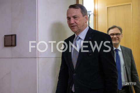  06.05.2025 WARSZAWA<br />
KONFERENCJA PRASOWA RADOSLAWA SIKORSKIEGO<br />
N/Z RADOSLAW SIKORSKI<br />
FOT. MARCIN BANASZKIEWICZ/FOTONEWS  