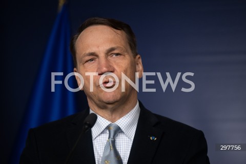  06.05.2025 WARSZAWA<br />
KONFERENCJA PRASOWA RADOSLAWA SIKORSKIEGO<br />
N/Z RADOSLAW SIKORSKI<br />
FOT. MARCIN BANASZKIEWICZ/FOTONEWS  