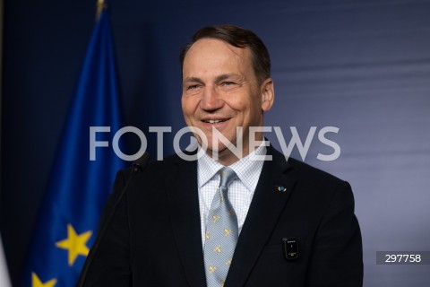  06.05.2025 WARSZAWA<br />
KONFERENCJA PRASOWA RADOSLAWA SIKORSKIEGO<br />
N/Z RADOSLAW SIKORSKI<br />
FOT. MARCIN BANASZKIEWICZ/FOTONEWS  