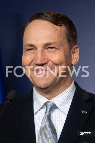  06.05.2025 WARSZAWA<br />
KONFERENCJA PRASOWA RADOSLAWA SIKORSKIEGO<br />
N/Z RADOSLAW SIKORSKI<br />
FOT. MARCIN BANASZKIEWICZ/FOTONEWS  