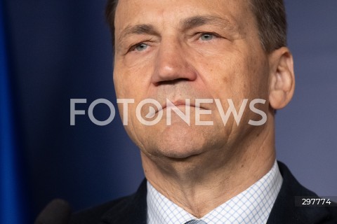  06.05.2025 WARSZAWA<br />
KONFERENCJA PRASOWA RADOSLAWA SIKORSKIEGO<br />
N/Z RADOSLAW SIKORSKI<br />
FOT. MARCIN BANASZKIEWICZ/FOTONEWS  