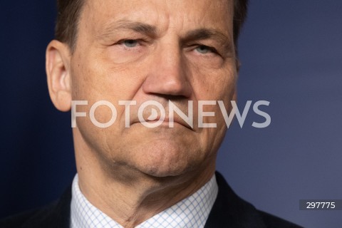  06.05.2025 WARSZAWA<br />
KONFERENCJA PRASOWA RADOSLAWA SIKORSKIEGO<br />
N/Z RADOSLAW SIKORSKI<br />
FOT. MARCIN BANASZKIEWICZ/FOTONEWS  