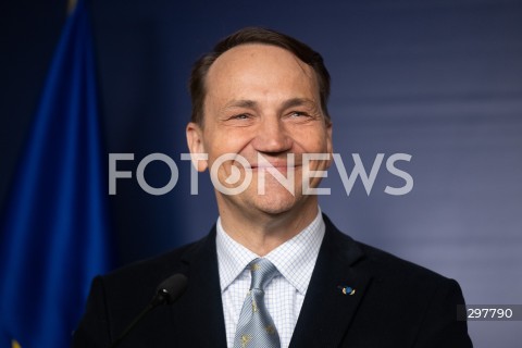  06.05.2025 WARSZAWA<br />
KONFERENCJA PRASOWA RADOSLAWA SIKORSKIEGO<br />
N/Z RADOSLAW SIKORSKI<br />
FOT. MARCIN BANASZKIEWICZ/FOTONEWS  