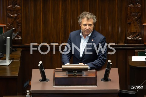  08.05.2025 WARSZAWA SEJM <br />
34. POSIEDZENIE SEJMU<br />
N/Z JACEK KARNOWSKI<br />
FOT. ANTONI BYSZEWSKI/FOTONEWS 