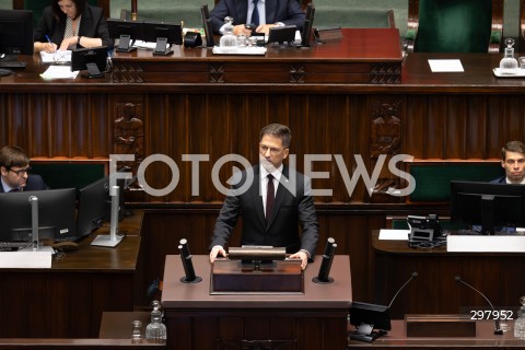  08.05.2025 WARSZAWA SEJM <br />
34. POSIEDZENIE SEJMU<br />
N/Z SYLWESTER TULAJEW<br />
FOT. ANTONI BYSZEWSKI/FOTONEWS 