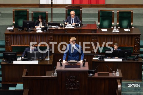  08.05.2025 WARSZAWA SEJM <br />
34. POSIEDZENIE SEJMU<br />
N/Z MICHAL WOS WLODZIMIERZ CZARZASTY<br />
FOT. ANTONI BYSZEWSKI/FOTONEWS 