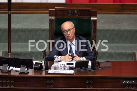  08.05.2025 WARSZAWA SEJM <br />
34. POSIEDZENIE SEJMU<br />
N/Z WLODZIMIERZ CZARZASTY<br />
FOT. ANTONI BYSZEWSKI/FOTONEWS 