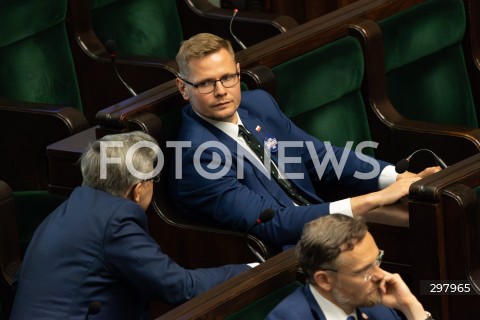  08.05.2025 WARSZAWA SEJM <br />
34. POSIEDZENIE SEJMU<br />
N/Z MICHAL WOS<br />
FOT. ANTONI BYSZEWSKI/FOTONEWS 