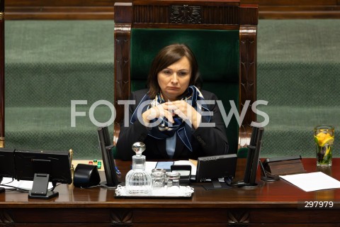  08.05.2025 WARSZAWA SEJM <br />
34. POSIEDZENIE SEJMU<br />
N/Z MONIKA WIELICHOWSKA<br />
FOT. ANTONI BYSZEWSKI/FOTONEWS 