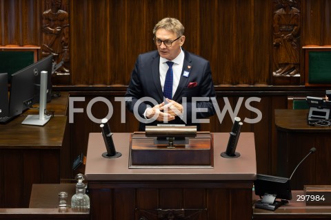  08.05.2025 WARSZAWA SEJM <br />
34. POSIEDZENIE SEJMU<br />
N/Z KRZYSZTOF HABURA<br />
FOT. ANTONI BYSZEWSKI/FOTONEWS 