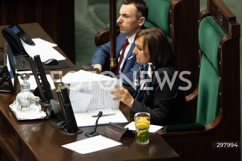  08.05.2025 WARSZAWA SEJM <br />
34. POSIEDZENIE SEJMU<br />
N/Z MONIKA WIELICHOWSKA<br />
FOT. ANTONI BYSZEWSKI/FOTONEWS 