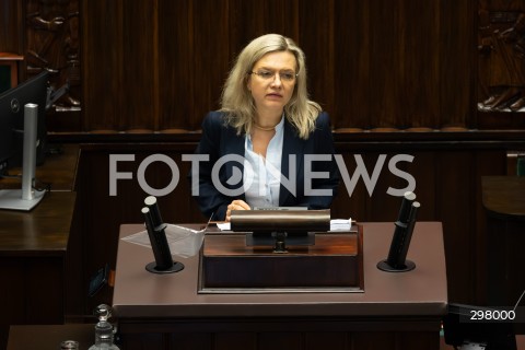  08.05.2025 WARSZAWA SEJM <br />
34. POSIEDZENIE SEJMU<br />
N/Z MALGORZATA WASSERMANN<br />
FOT. ANTONI BYSZEWSKI/FOTONEWS 