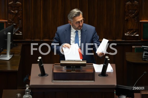  08.05.2025 WARSZAWA SEJM <br />
34. POSIEDZENIE SEJMU<br />
N/Z WALDEMAR SLUGOCKI<br />
FOT. ANTONI BYSZEWSKI/FOTONEWS 