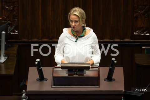  08.05.2025 WARSZAWA SEJM <br />
34. POSIEDZENIE SEJMU<br />
N/Z IZABELA BODNAR<br />
FOT. ANTONI BYSZEWSKI/FOTONEWS 