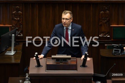  08.05.2025 WARSZAWA SEJM <br />
34. POSIEDZENIE SEJMU<br />
N/Z MACIEJ MALECKI<br />
FOT. ANTONI BYSZEWSKI/FOTONEWS 