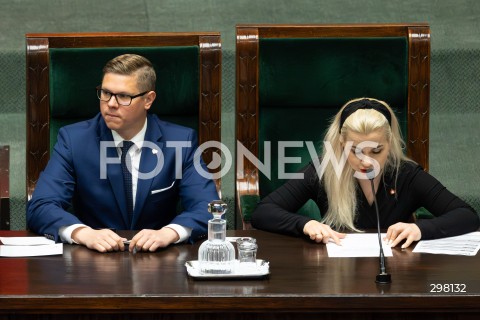  09.05.2025 WARSZAWA<br />
34. POSIEDZENIE SEJMU<br />
N/Z PATRYK JASKULSKI<br />
FOT. ANTONI BYSZEWSKI/FOTONEWS 