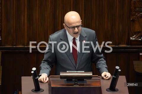  09.05.2025 WARSZAWA<br />
34. POSIEDZENIE SEJMU<br />
N/Z DARIUSZ MATECKI<br />
FOT. ANTONI BYSZEWSKI/FOTONEWS 