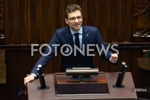  09.05.2025 WARSZAWA<br />
34. POSIEDZENIE SEJMU<br />
N/Z MICHAL WAWER<br />
FOT. ANTONI BYSZEWSKI/FOTONEWS 