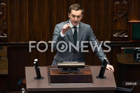  09.05.2025 WARSZAWA<br />
34. POSIEDZENIE SEJMU<br />
N/Z SEBASTIAN KALETA<br />
FOT. ANTONI BYSZEWSKI/FOTONEWS 