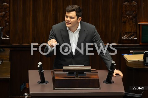  09.05.2025 WARSZAWA<br />
34. POSIEDZENIE SEJMU<br />
N/Z ADAM GOMOLA<br />
FOT. ANTONI BYSZEWSKI/FOTONEWS 