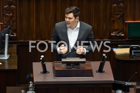  09.05.2025 WARSZAWA<br />
34. POSIEDZENIE SEJMU<br />
N/Z ADAM GOMOLA<br />
FOT. ANTONI BYSZEWSKI/FOTONEWS 