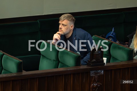  09.05.2025 WARSZAWA<br />
34. POSIEDZENIE SEJMU<br />
N/Z ADRIAN ZANDBERG<br />
FOT. ANTONI BYSZEWSKI/FOTONEWS 