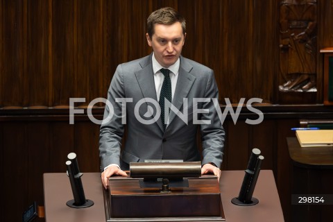  09.05.2025 WARSZAWA<br />
34. POSIEDZENIE SEJMU<br />
N/Z SEBASTIAN KALETA<br />
FOT. ANTONI BYSZEWSKI/FOTONEWS 