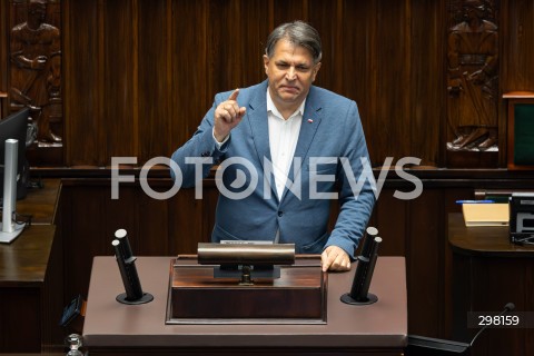  09.05.2025 WARSZAWA<br />
34. POSIEDZENIE SEJMU<br />
N/Z PIOTR KALETA<br />
FOT. ANTONI BYSZEWSKI/FOTONEWS 