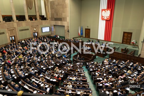  09.05.2025 WARSZAWA<br />
34. POSIEDZENIE SEJMU<br />
N/Z PELNA SALA OBRAD PODCZAS GLOSOWAN<br />
FOT. ANTONI BYSZEWSKI/FOTONEWS 