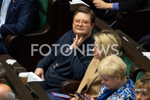  09.05.2025 WARSZAWA<br />
34. POSIEDZENIE SEJMU<br />
N/Z KATARZYNA LUBNAUER<br />
FOT. ANTONI BYSZEWSKI/FOTONEWS 