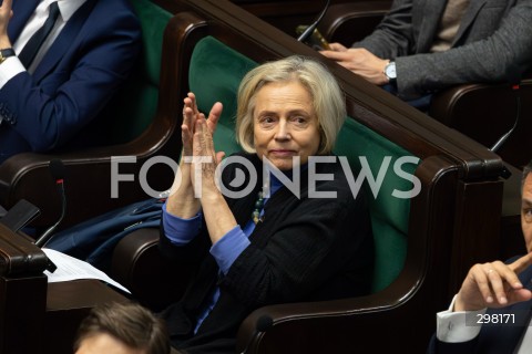 09.05.2025 WARSZAWA<br />
34. POSIEDZENIE SEJMU<br />
N/Z WANDA NOWICKA<br />
FOT. ANTONI BYSZEWSKI/FOTONEWS 