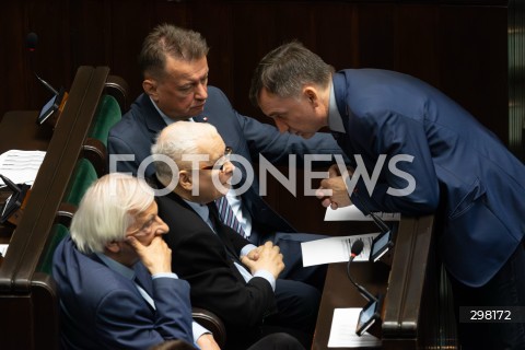  09.05.2025 WARSZAWA<br />
34. POSIEDZENIE SEJMU<br />
N/Z ZBIGNIEW ZIOBRO MARIUSZ BLASZCZAK JAROSLAW KACZYNSKI<br />
FOT. ANTONI BYSZEWSKI/FOTONEWS 