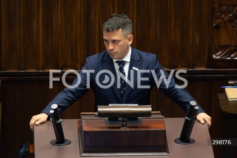  09.05.2025 WARSZAWA<br />
34. POSIEDZENIE SEJMU<br />
N/Z PAWEL SLIZ<br />
FOT. ANTONI BYSZEWSKI/FOTONEWS 