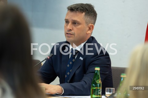  09.05.2025 WARSZAWA<br />
34. POSIEDZENIE SEJMU POSIEDZENIE KOMISJI SPRAWIEDLIWOSCI I PRAW CZLOWIEKA<br />
N/Z PAWEL SLIZ<br />
FOT. ANTONI BYSZEWSKI/FOTONEWS 