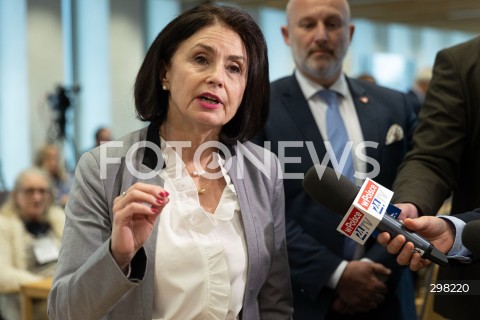  09.05.2025 WARSZAWA<br />
34. POSIEDZENIE SEJMU POSIEDZENIE KOMISJI SPRAWIEDLIWOSCI I PRAW CZLOWIEKA<br />
N/Z AGNIESZKA WOJCIECHOWSKA VAN HEUKELOM<br />
FOT. ANTONI BYSZEWSKI/FOTONEWS 