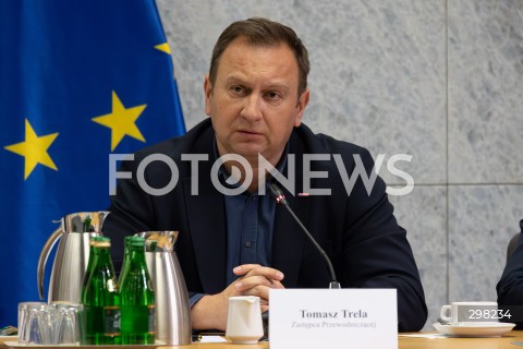  09.05.2025 WARSZAWA<br />
34. POSIEDZENIE SEJMU POSIEDZENIE KOMISJI SLEDCZEJ DS. PEGASUSA<br />
N/Z TOMASZ TRELA<br />
FOT. ANTONI BYSZEWSKI/FOTONEWS 