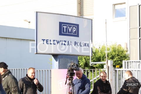  12.05.2025 WARSZAWA<br />
DEBATA WYBORCZA W TELEWIZJI POLSKIEJ<br />
N/Z LOGO TELEWIZJA POLSKA<br />
FOT. ANTONI BYSZEWSKI/FOTONEWS 