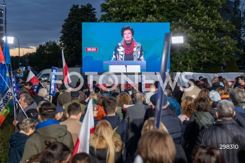  12.05.2025 WARSZAWA<br />
DEBATA WYBORCZA W TELEWIZJI POLSKIEJ<br />
N/Z WYSTAPIENIE JOANNY SENYSZYN<br />
FOT. ANTONI BYSZEWSKI/FOTONEWS 
