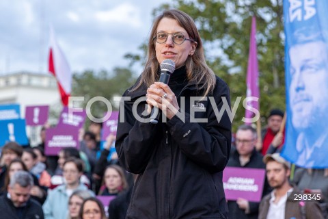  15.05.2025 WARSZAWA<br />
WIEC PRZEDWYBORCZY KANDYDATA NA PREZYDENTA RP ADRIANA ZANDBERGA W WARSZAWIE<br />
N/Z ZOFIA PIOTROWSKA<br />
FOT. ANTONI BYSZEWSKI/FOTONEWS 