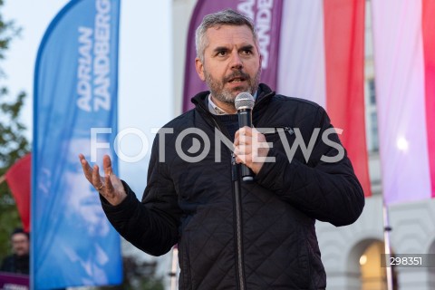  15.05.2025 WARSZAWA<br />
WIEC PRZEDWYBORCZY KANDYDATA NA PREZYDENTA RP ADRIANA ZANDBERGA W WARSZAWIE<br />
N/Z MACIEJ KONIECZNY<br />
FOT. ANTONI BYSZEWSKI/FOTONEWS 