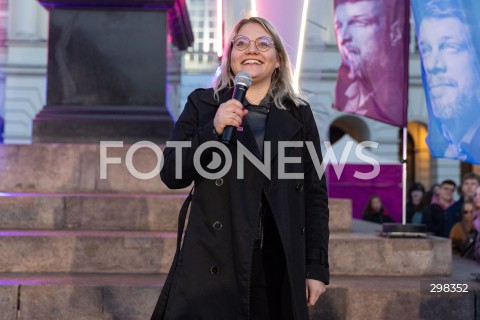  15.05.2025 WARSZAWA<br />
WIEC PRZEDWYBORCZY KANDYDATA NA PREZYDENTA RP ADRIANA ZANDBERGA W WARSZAWIE<br />
N/Z ALEKSANDRA OWCA<br />
FOT. ANTONI BYSZEWSKI/FOTONEWS 
