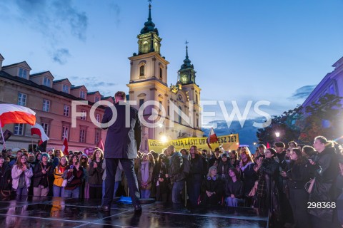  15.05.2025 WARSZAWA<br />
WIEC PRZEDWYBORCZY KANDYDATA NA PREZYDENTA RP ADRIANA ZANDBERGA W WARSZAWIE<br />
N/Z ADRIAN ZANDBERG<br />
FOT. ANTONI BYSZEWSKI/FOTONEWS 
