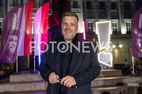  15.05.2025 WARSZAWA<br />
WIEC PRZEDWYBORCZY KANDYDATA NA PREZYDENTA RP ADRIANA ZANDBERGA W WARSZAWIE<br />
N/Z ADRIAN ZANDBERG<br />
FOT. ANTONI BYSZEWSKI/FOTONEWS 