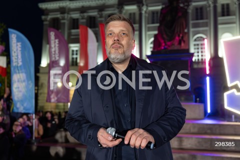  15.05.2025 WARSZAWA<br />
WIEC PRZEDWYBORCZY KANDYDATA NA PREZYDENTA RP ADRIANA ZANDBERGA W WARSZAWIE<br />
N/Z ADRIAN ZANDBERG<br />
FOT. ANTONI BYSZEWSKI/FOTONEWS 